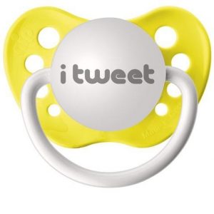 tétine twitter bébé