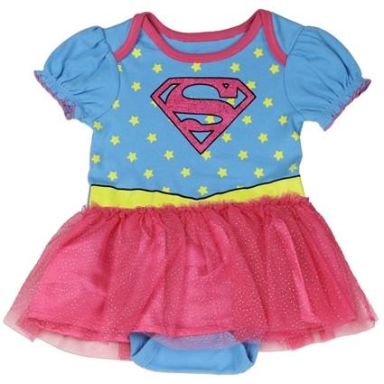 Robe bébé supergirl