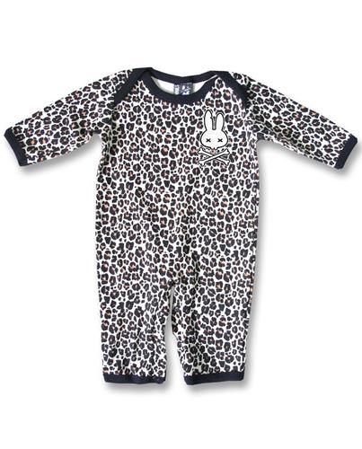 Grenouillère Leopard Tan