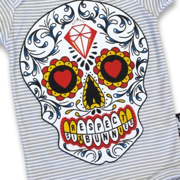 Body bébé sugar skull