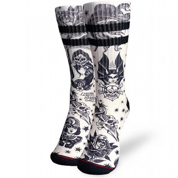 Chaussettes tattoo classic print