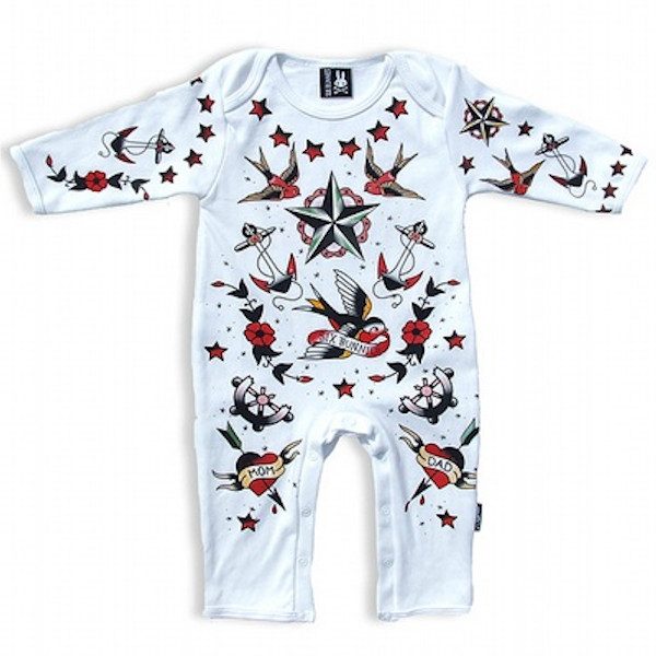 Pyjama tattoo parlor bébé