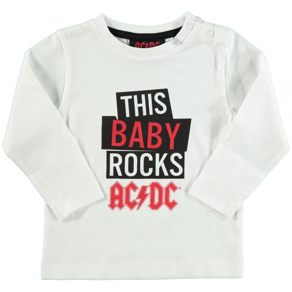 Tee shirt ac dc pour bébé