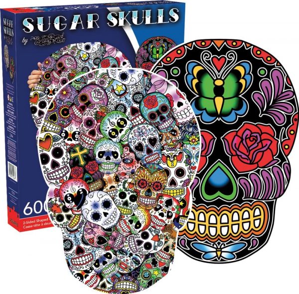 Puzzle sugar skull