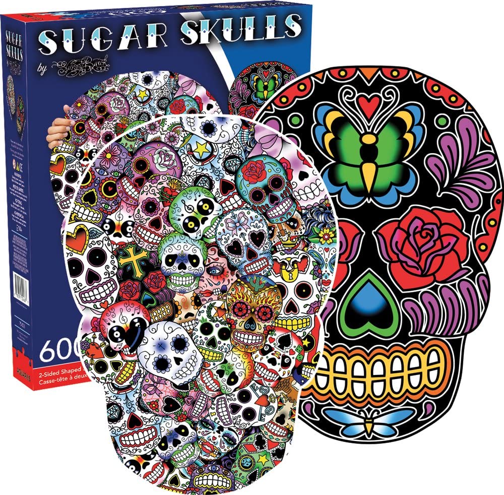 Puzzle sugar skull