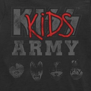 Kiss army tee-shirt pour bébé