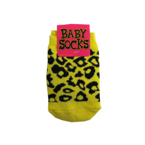 Chaussettes Leopard jaune