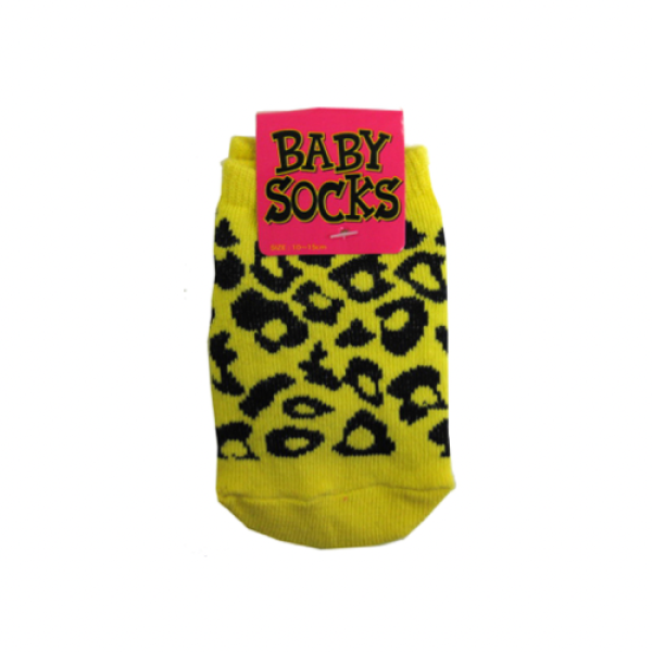 Okutani yellow leopard socks