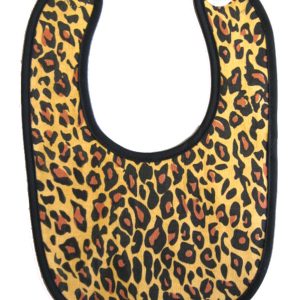 Bavette léopard bébé