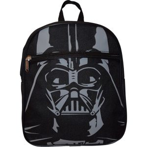 Mini sac à dos enfant Dark Vador - Vue de face avec le célèbre casque Sith.