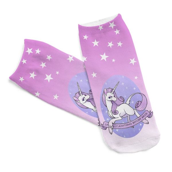 Chaussettes licorne kawaii