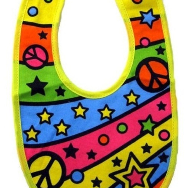 Bavoir baby rock hippy
