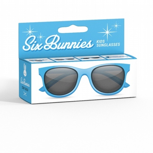 Lunettes wayfarer bleues six bunnies