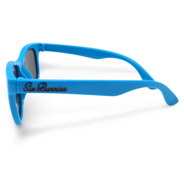 Blue wayfarer six bunnies sunglasses