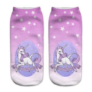 Socquettes Licorne Stars