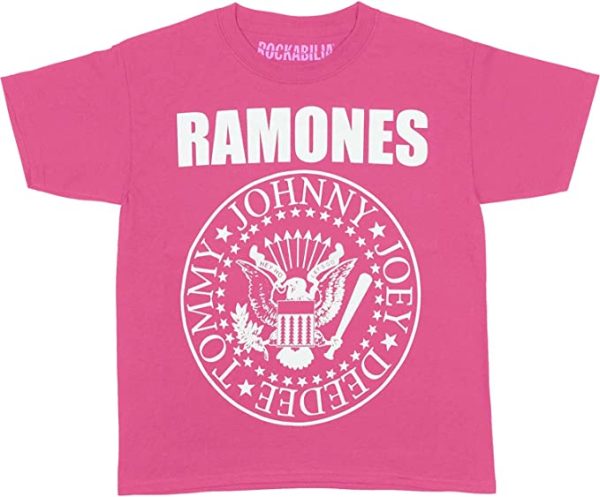 Teeshirt enfant Ramones rose