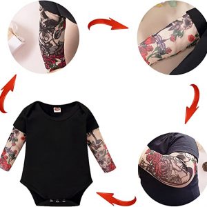 Body avec des manches tatouage