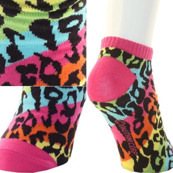 Chaussettes enfants imprimé léopard