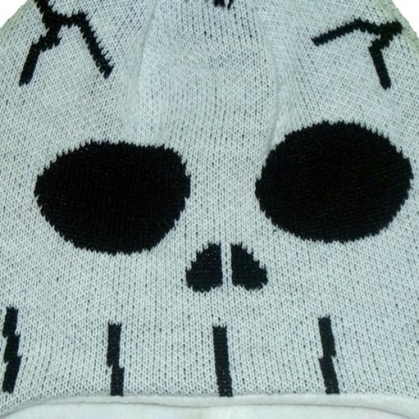 Bonnet enfant tête de mort