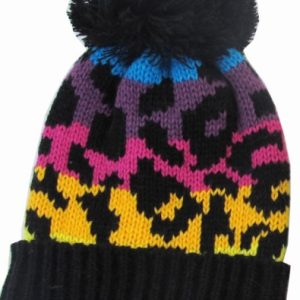 Bonnet Leopard Rainbow