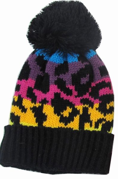 Bonnet Leopard Rainbow