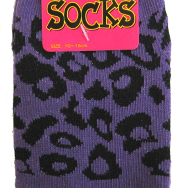 Okutani baby socks léopard print