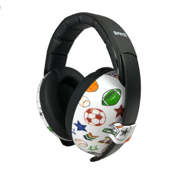 casque imprimé sports by baby banz