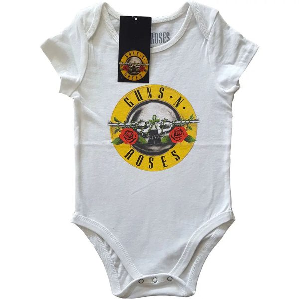 body bébé guns n roses blanc
