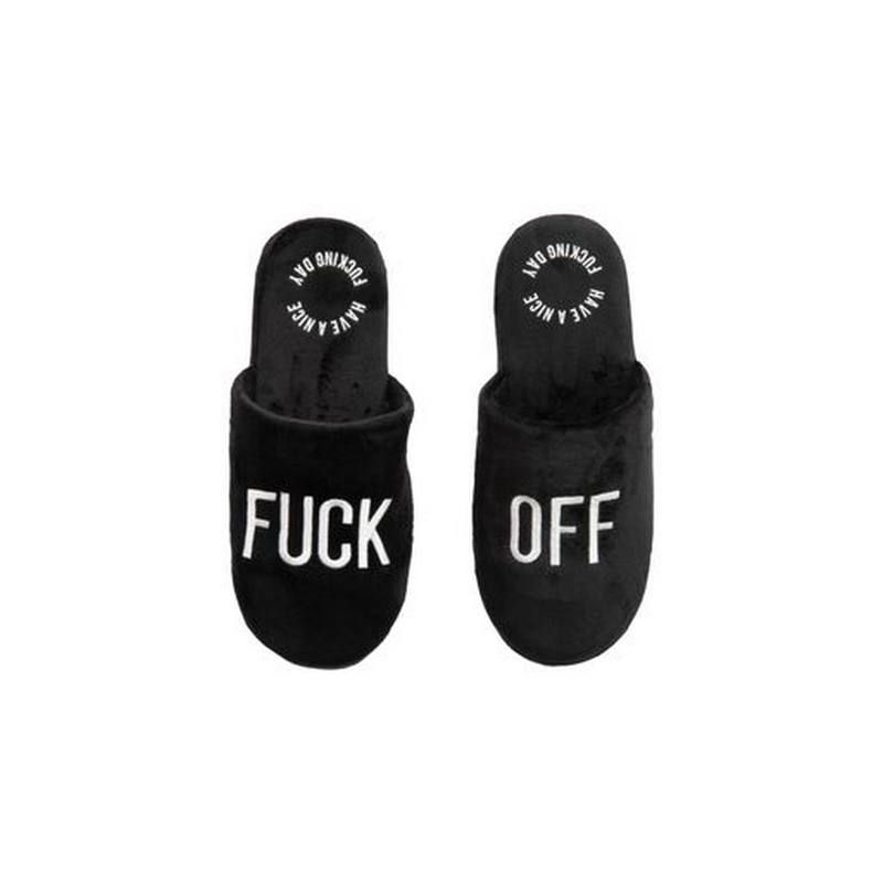 Chaussons f**k off by fisura