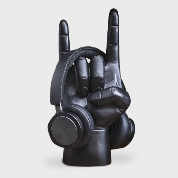 Rock salute headphone stand