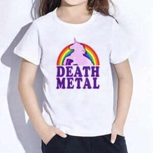 Teeshirt death metal licorne