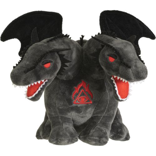 Peluche dragon à deux têtes