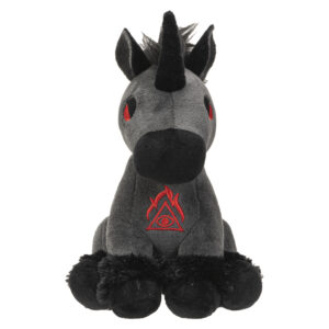 Doudou licorne demon