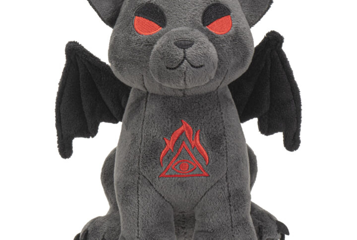 Peluche chat vampire