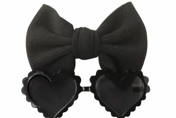 Ensemble Noeud & lunettes noires Bébé