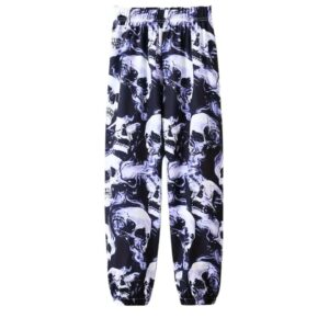 Pantalon pour enfant à motif tête de mort