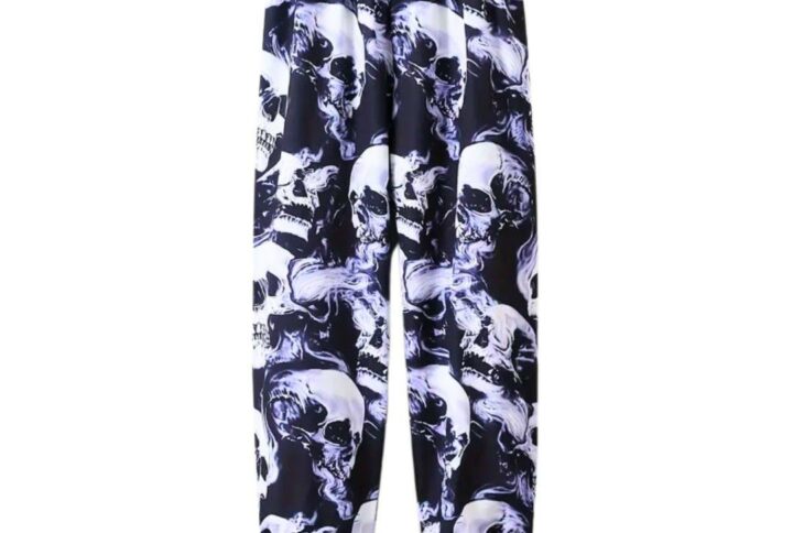 Pantalon pour enfant à motif tête de mort