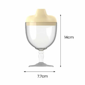 Dimensions de la sippy cup verre a vin
