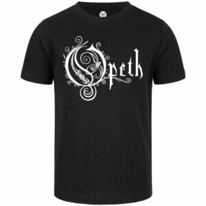 T-shirt Opeth pour enfant face avant logo blanc