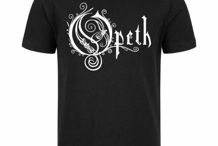T-shirt Opeth pour enfant face avant logo blanc