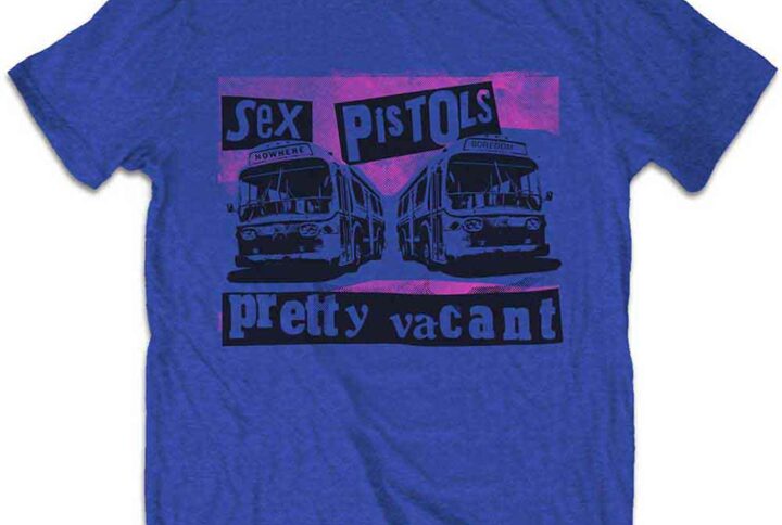 T-shirt bleu enfant Sex Pistols Pretty Vacant