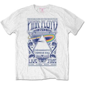 t-shirt Pink Floyd enfant blanc affiche concert vintage