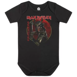 body bébé noir Iron Maiden Senjutsu Eddie samouraï