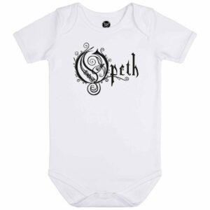 Body bébé blanc avec logo noir Opeth