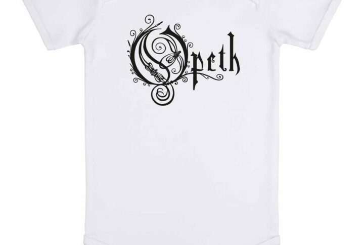 Body bébé blanc avec logo noir Opeth