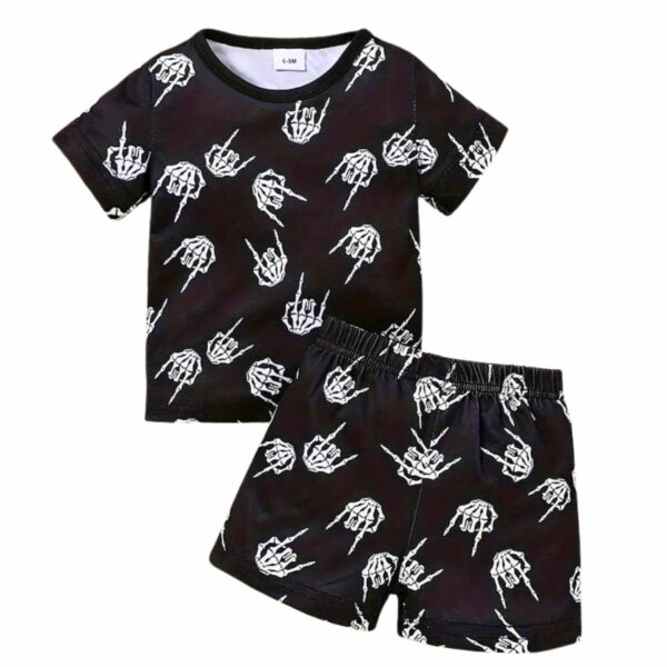 Mini Monstre Set – Ensemble Halloween (T-shirt & Short)