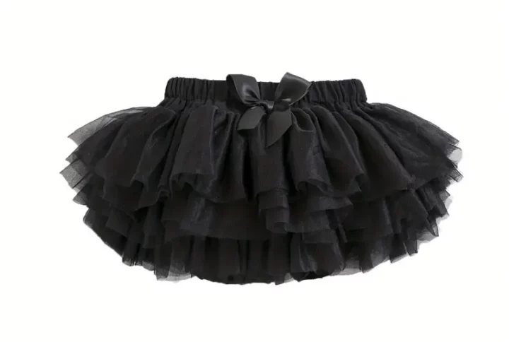 Tutu bébé goth noir Tiny Coven vu de face
