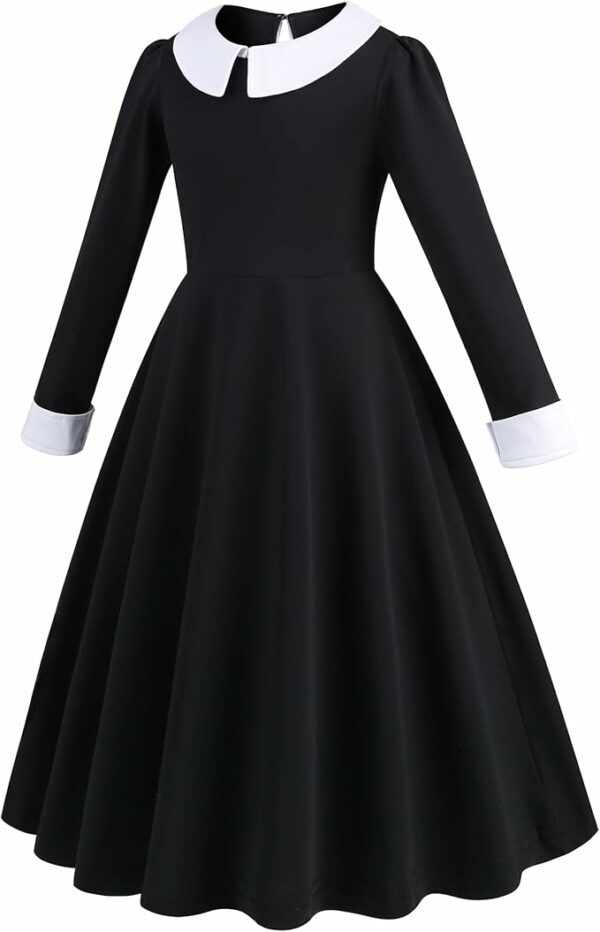 Robe Wednesday Addams enfant