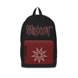 Sac à dos Rocksax Slipknot Wanyk Star vu de face, avec design graphique distinctif
