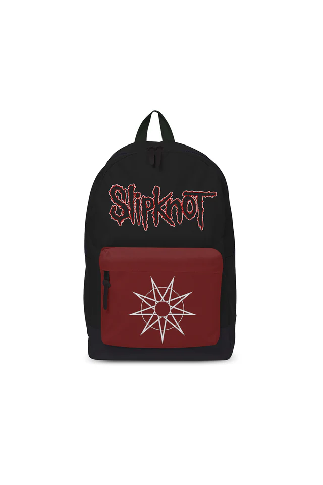 Sac à dos Rocksax Slipknot Wanyk Star vu de face, avec design graphique distinctif